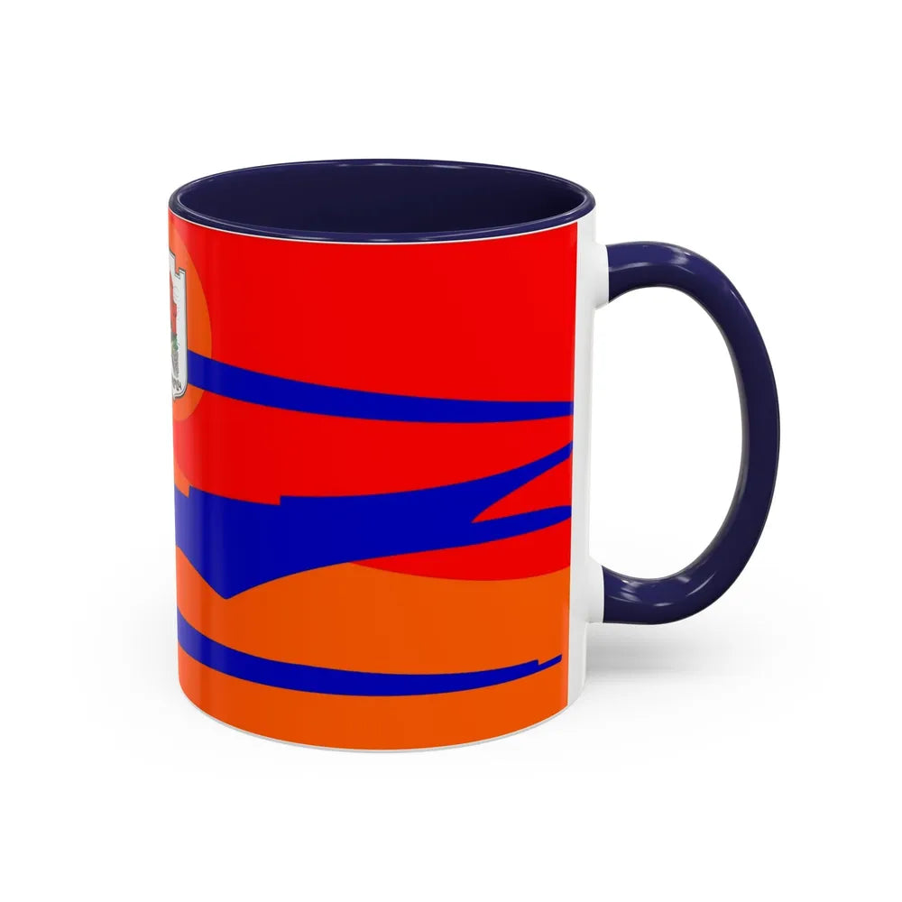 Flag of Ashtarak Armenia - Accent Coffee Mug-Go Mug Yourself