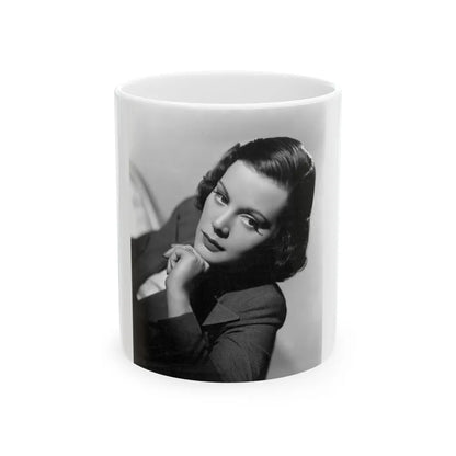 Helen Mack #21 (Vintage Female Icon) White Coffee Mug-11oz-Go Mug Yourself