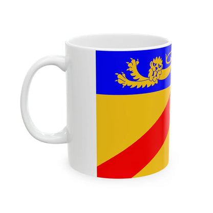 Flag of Staffordshire council UK - White Coffee Mug-Go Mug Yourself