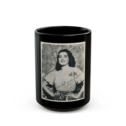 Julia Adams #211 (Vintage Female Icon) Black Coffee Mug-15oz-Go Mug Yourself