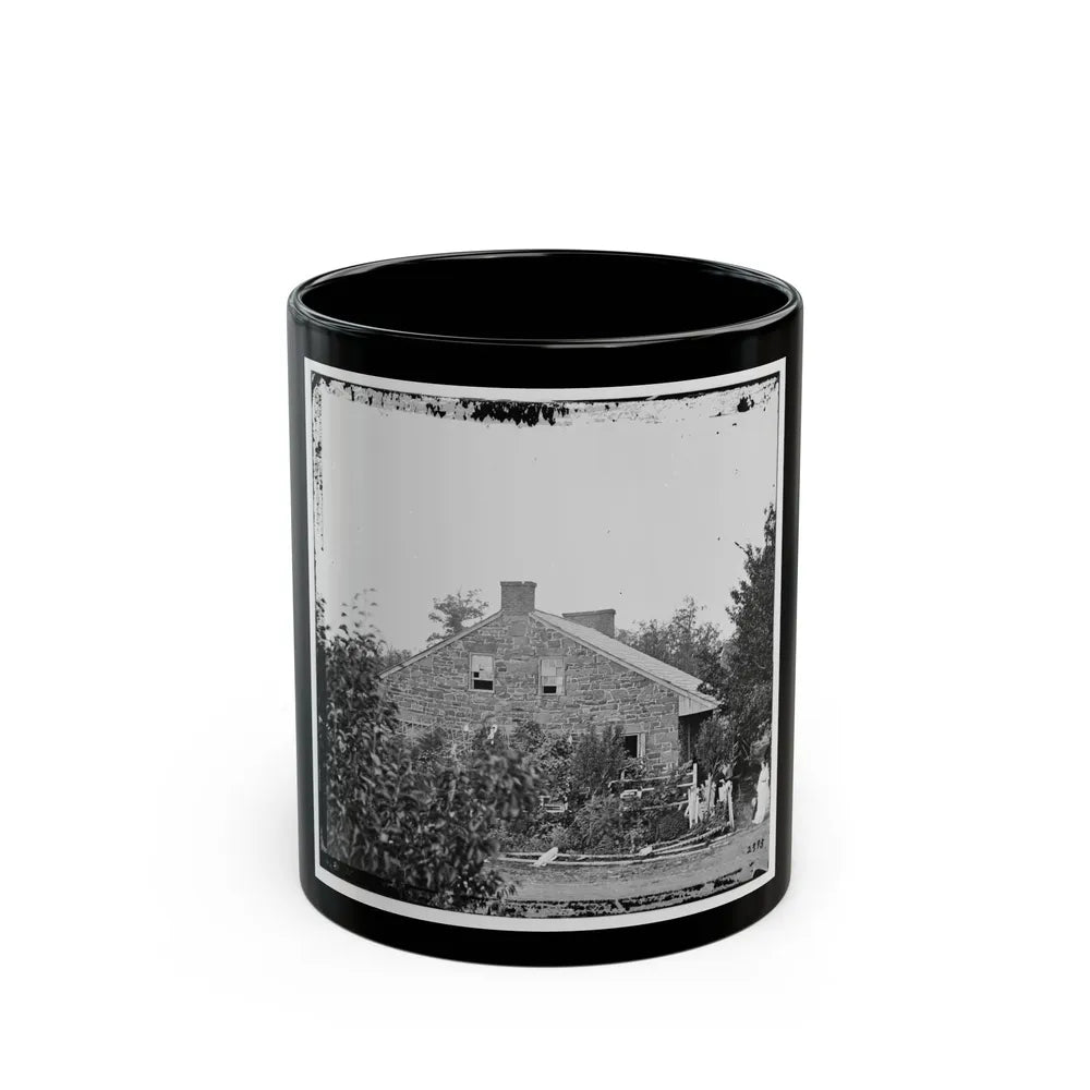 Gettysburg, Pa. Headquarters Of Gen. Robert E. Lee On The Chambersburg Pike (U.S. Civil War) Black Coffee Mug-11oz-Go Mug Yourself