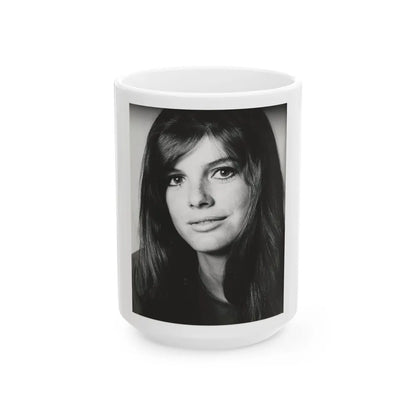 Katharine Ross #103 (Vintage Female Icon) White Coffee Mug-15oz-Go Mug Yourself