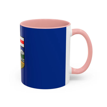 Flag of Alberta Canada - Accent Coffee Mug-Go Mug Yourself