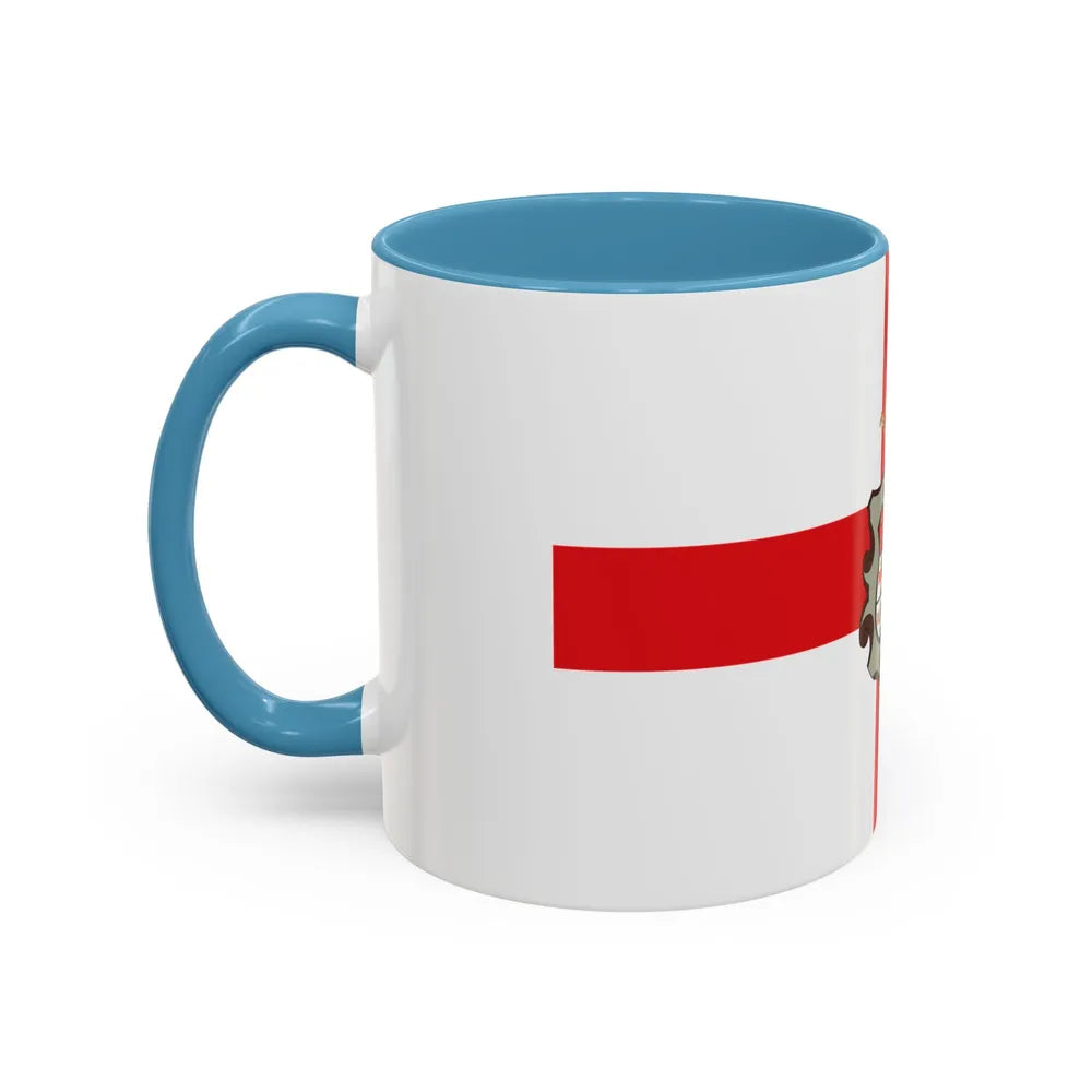 Flag of Huesca Spain - Accent Coffee Mug-Go Mug Yourself