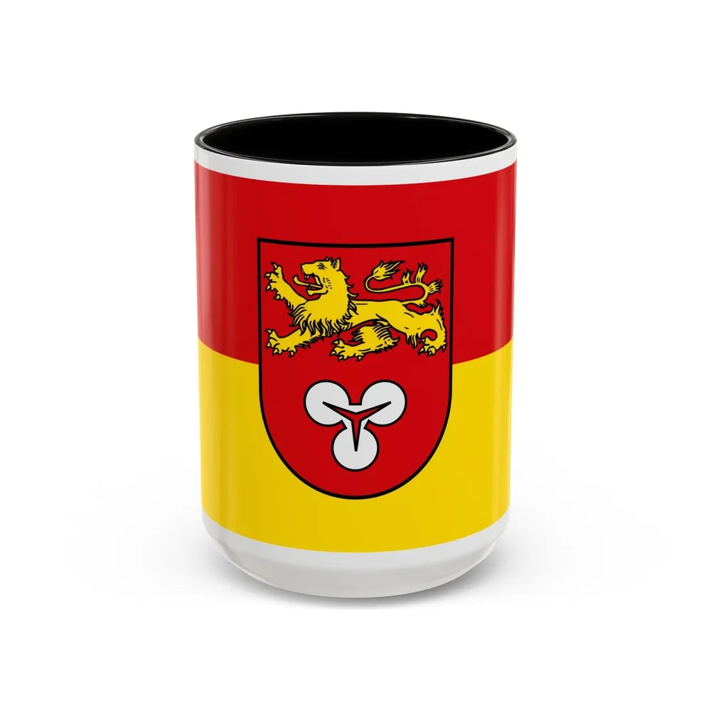 Flag of Hannover Germany - Accent Coffee Mug-15oz-Black-Go Mug Yourself