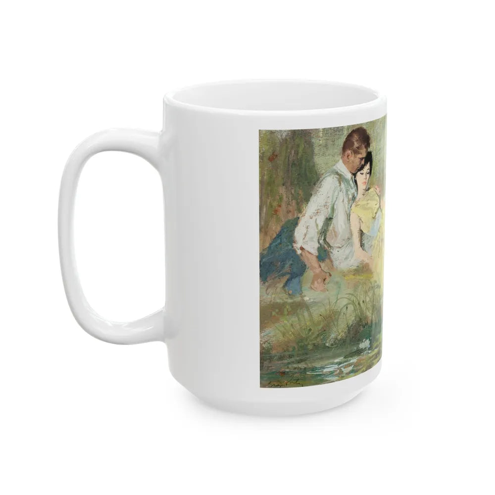 Cosmopolitan magazine illustration - White Coffee Mug-Go Mug Yourself