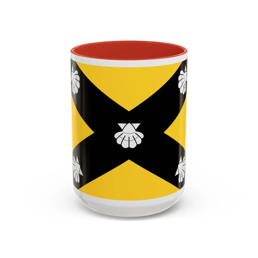 Flag of Isla Malta - Accent Coffee Mug-15oz-Red-Go Mug Yourself