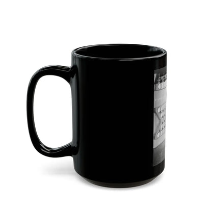 Gila Golan #90 - Our Man Flint '66 B&W Cheesecake Promo Photo (Vintage Female Icon) Black Coffee Mug-Go Mug Yourself