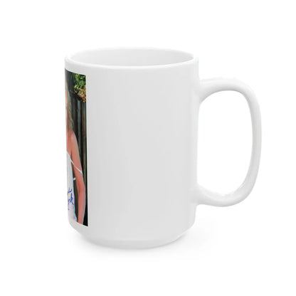 Francine York #52 (Vintage Female Icon) White Coffee Mug-Go Mug Yourself