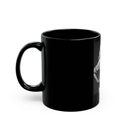 Eve Meyer #34 (Vintage Female Icon) Black Coffee Mug-Go Mug Yourself