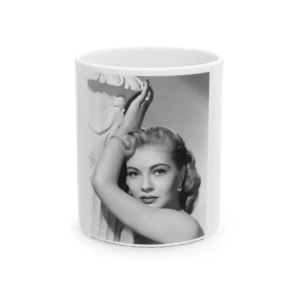 Lori Nelson #149 (Vintage Female Icon) White Coffee Mug-11oz-Go Mug Yourself