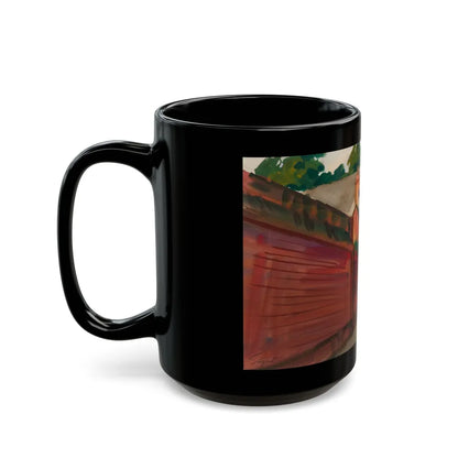 Country Life (2) - Black Coffee Mug-Go Mug Yourself