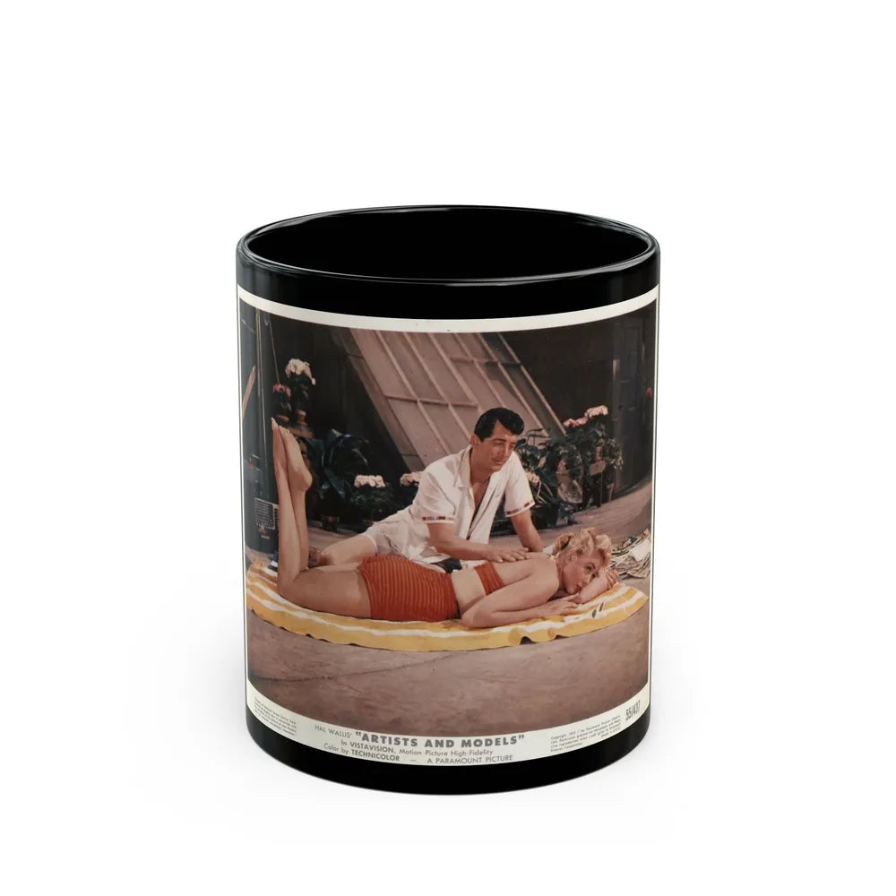 Dorothy Malone #167 (Vintage Female Icon) Black Coffee Mug-11oz-Go Mug Yourself