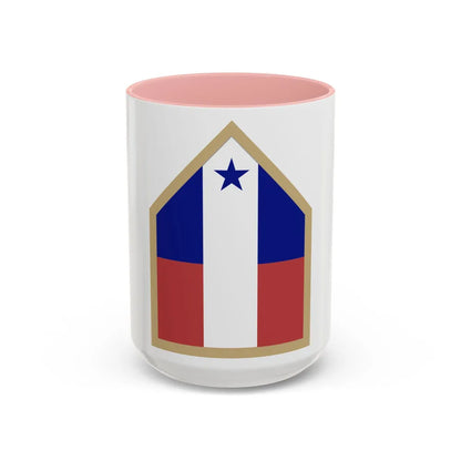 Northwest Service Command (U.S. Army) Accent Coffee Mug-15oz-Pink-Go Mug Yourself