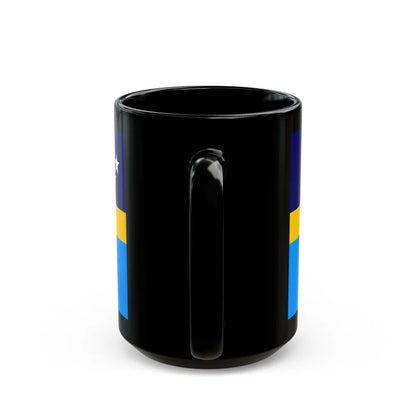 Proposed flag of Antarctica Dave Hamilton - Black Coffee Mug-Go Mug Yourself