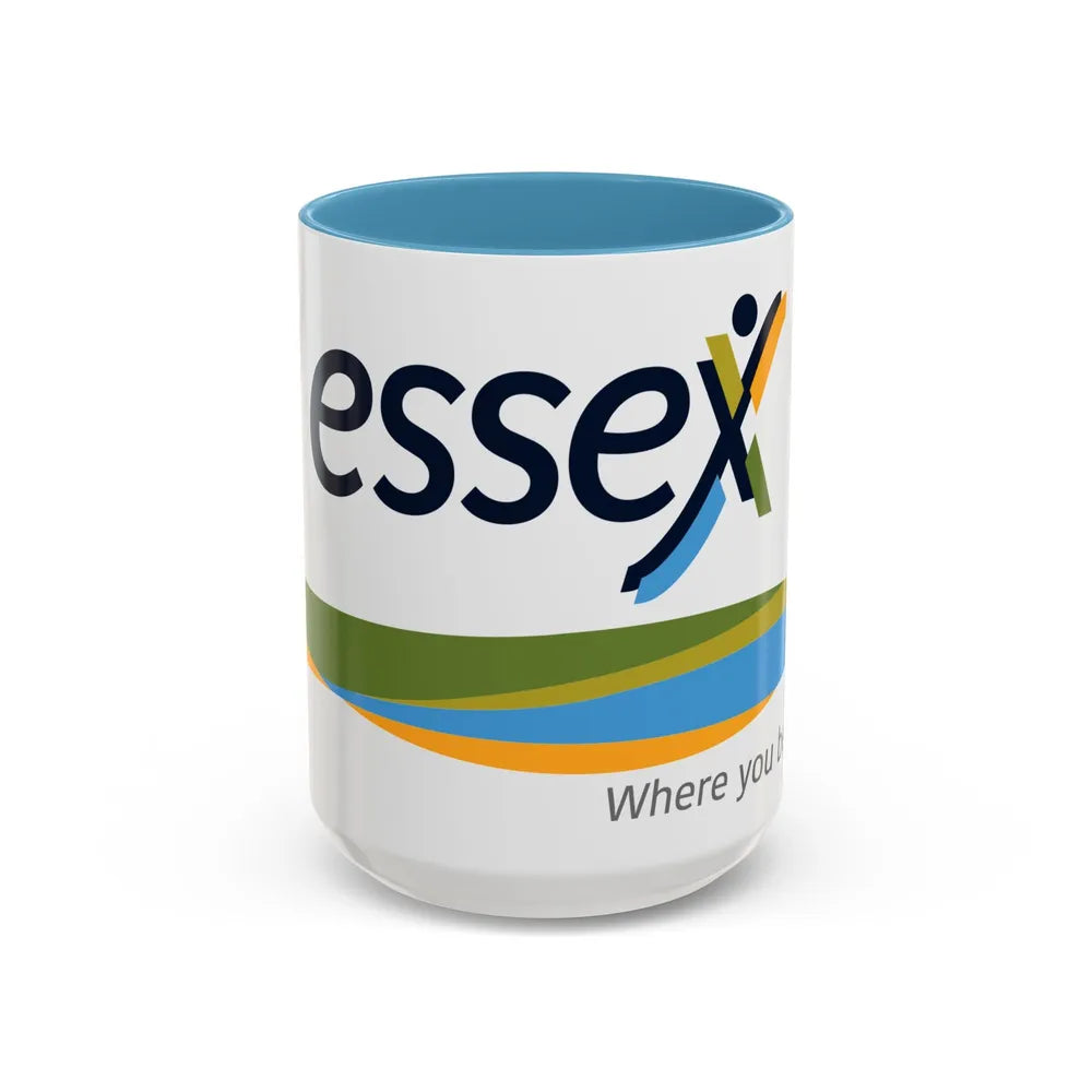 Essex Ontario Flag Canada - Accent Coffee Mug-15oz-Light Blue-Go Mug Yourself