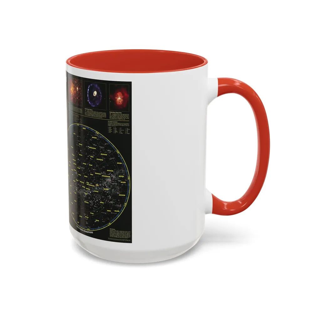 Heavens, The (1995) (Map) Accent Coffee Mug-Go Mug Yourself