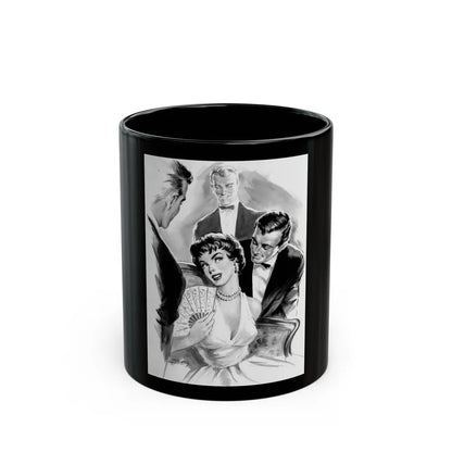 Comedienne, interior magazine illustration - Black Coffee Mug-11oz-Go Mug Yourself