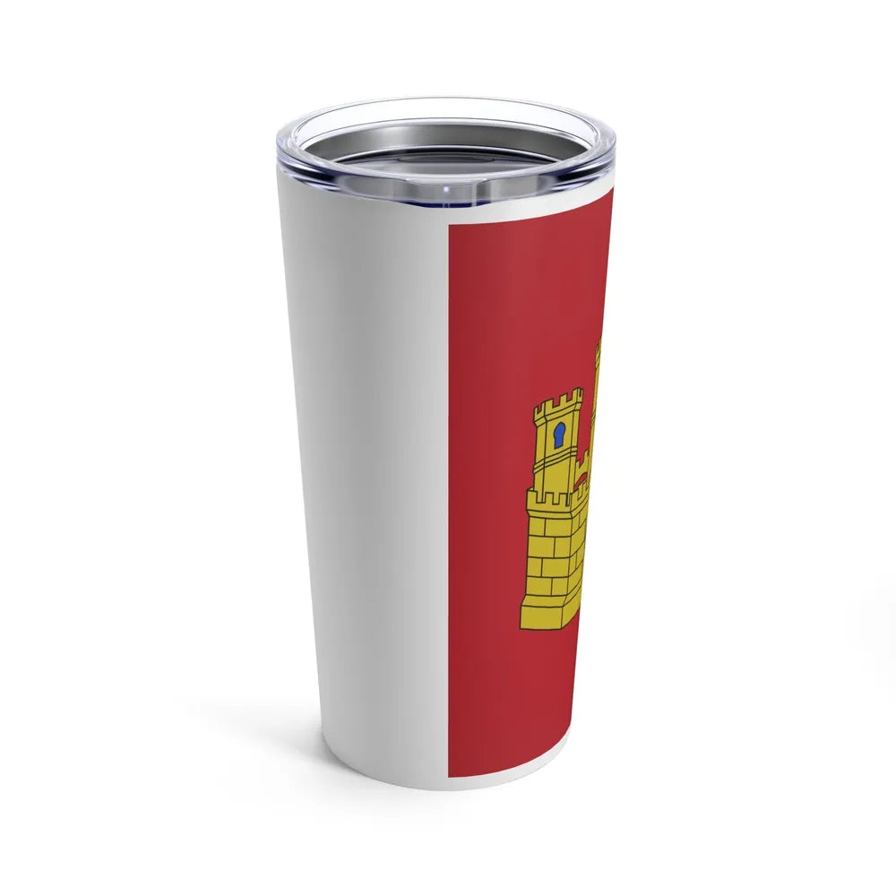 Flag of Castile La Mancha Spain - Tumbler 20oz-Go Mug Yourself