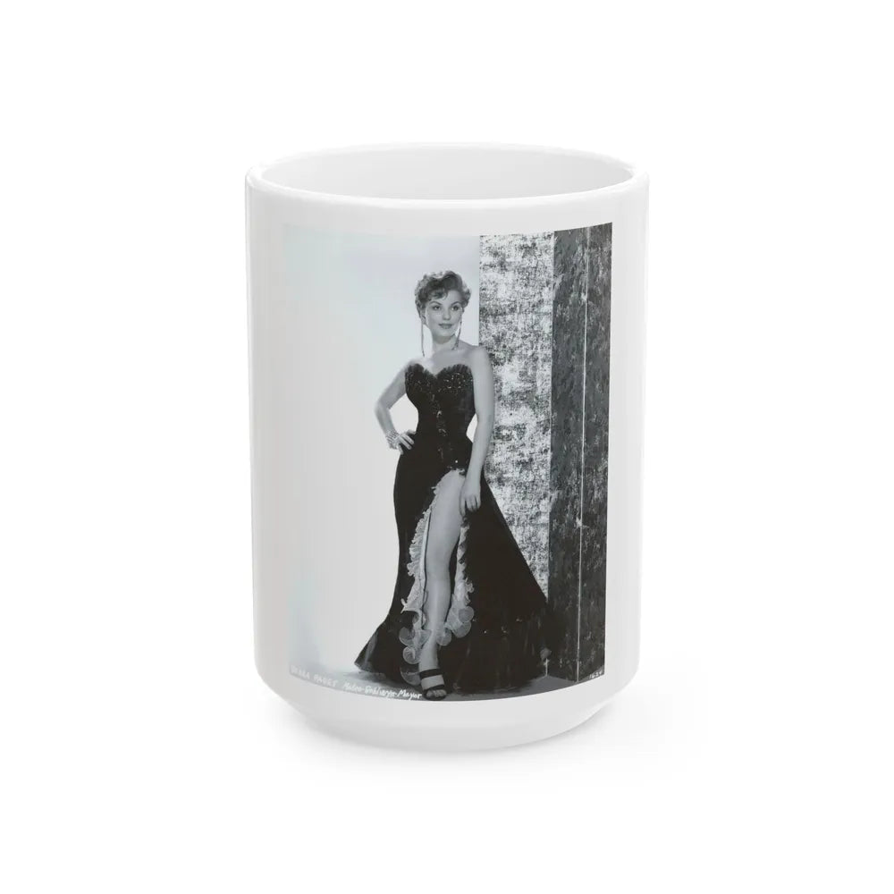 Debra Paget #465 (Vintage Female Icon) White Coffee Mug-15oz-Go Mug Yourself