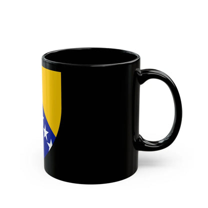 Coat of arms of Bosnia and Herzegovina - Black Coffee Mug-Go Mug Yourself