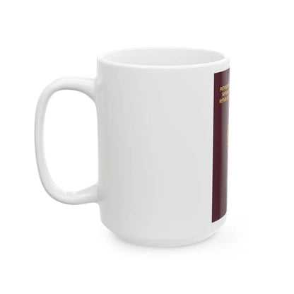 Macedonian Passport - White Coffee Mug-Go Mug Yourself