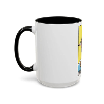 The Fool (Tarot Card) Accent Coffee Mug-Go Mug Yourself