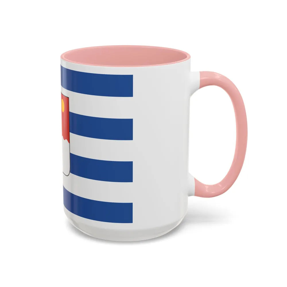 Flag of Batumi Georgia - Accent Coffee Mug-Go Mug Yourself