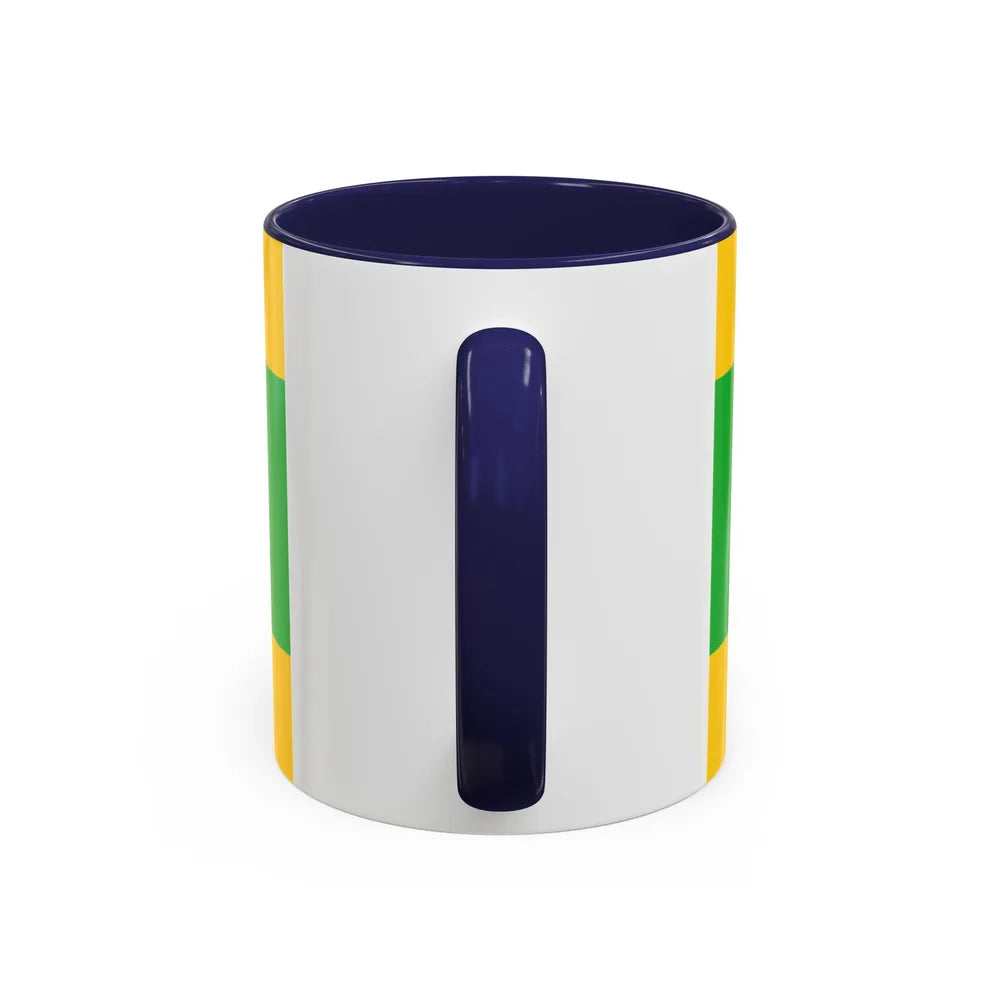 Flag of Greiz Germany - Accent Coffee Mug-Go Mug Yourself