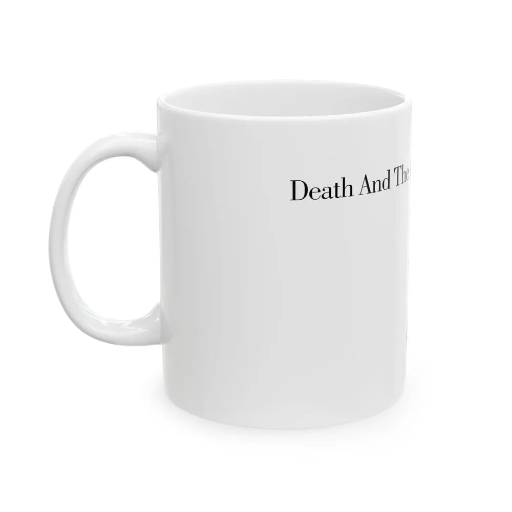 Death and the Fiery-Eyed Cat, This Week Magazine, December 7, 1958 - White Coffee Mug-Go Mug Yourself