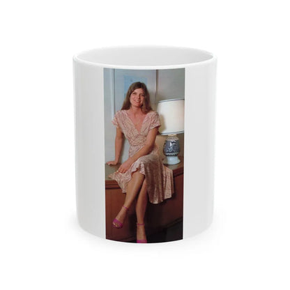 Katharine Ross #96 (Vintage Female Icon) White Coffee Mug-11oz-Go Mug Yourself