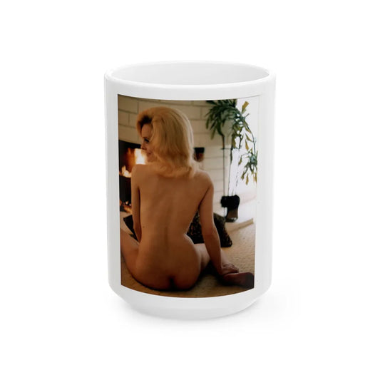 Diane McBain #06 (Vintage Female Icon) White Coffee Mug-15oz-Go Mug Yourself