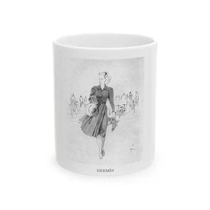 From the Jaye Oliver Archives, Hermes, 1945 - White Coffee Mug-11oz-Go Mug Yourself