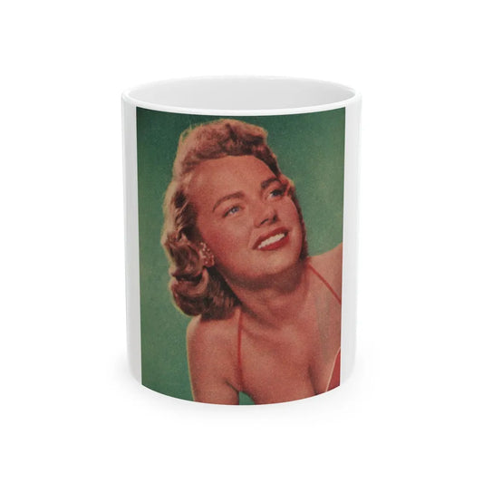 Terry Moore #518 - 2.75x3.75 Magazine Page Photo Clipping (Vintage Female Icon) White Coffee Mug-11oz-Go Mug Yourself