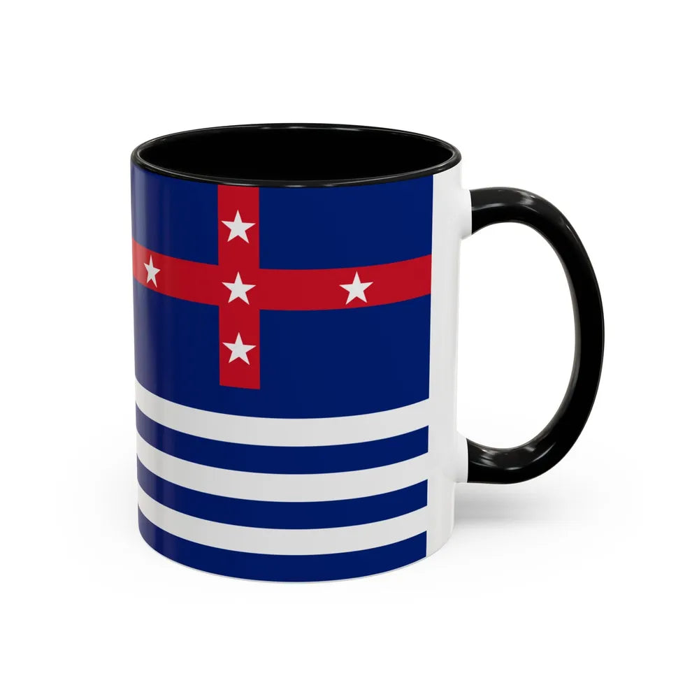 Upper Murray River Flag - Accent Coffee Mug-Go Mug Yourself