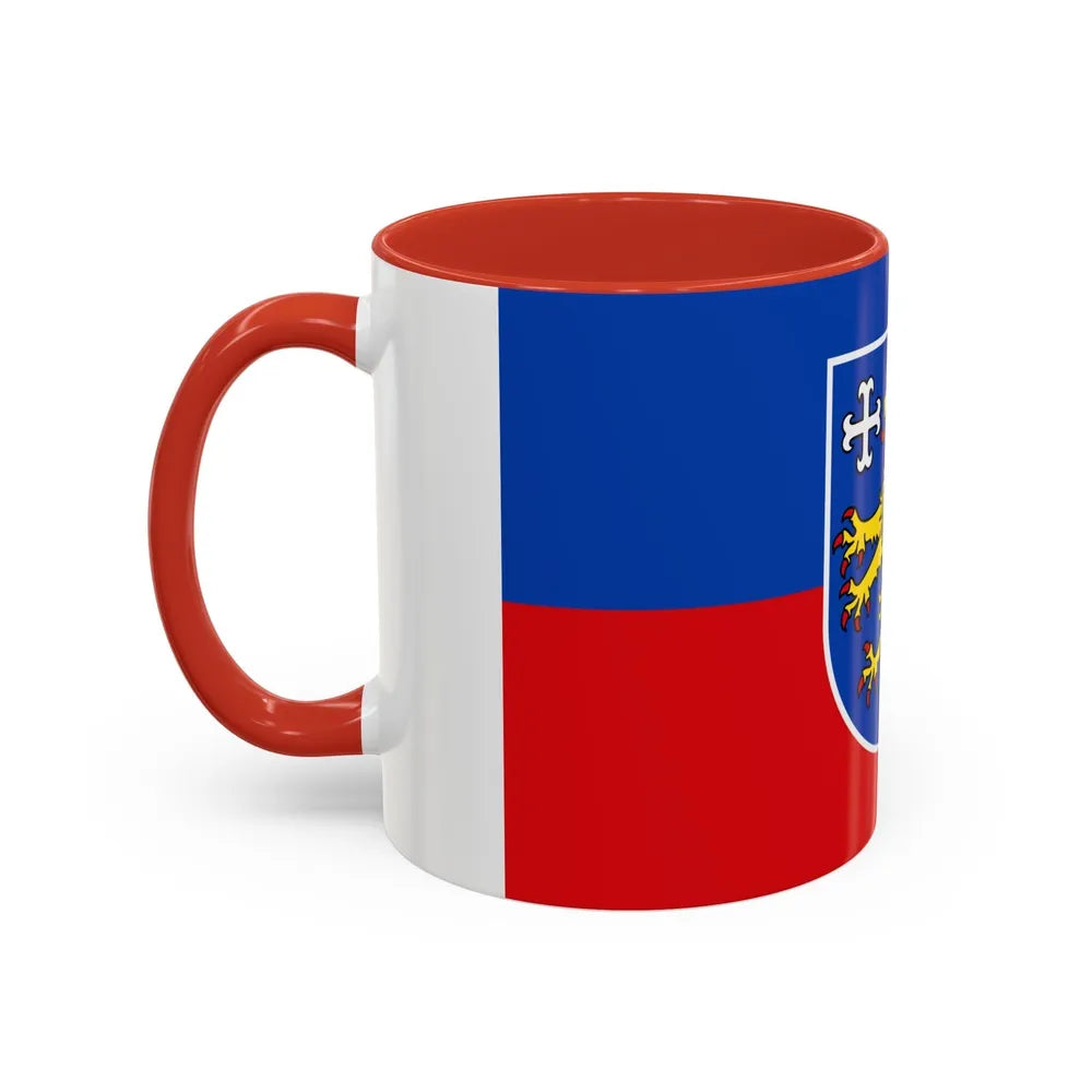 Flag of Friesland Germany - Accent Coffee Mug-Go Mug Yourself