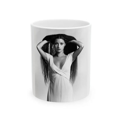 Jane Seymour #55 (Vintage Female Icon) White Coffee Mug-11oz-Go Mug Yourself