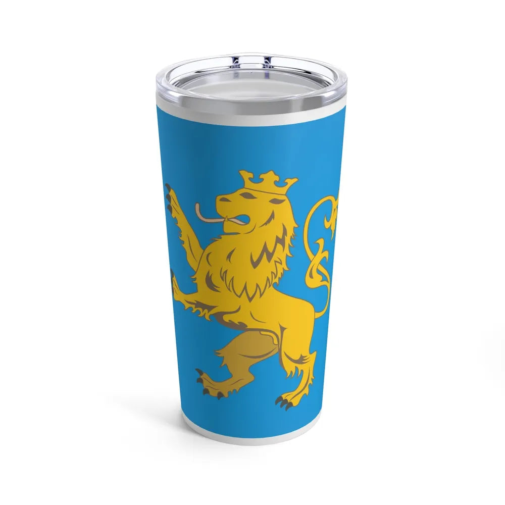 Flag of Lviv Oblast Ukraine - Tumbler 20oz-20oz-Go Mug Yourself