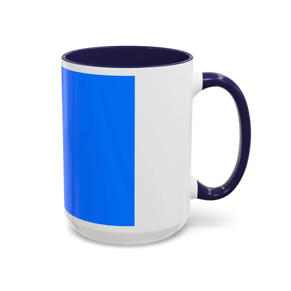 Flag of Brescia Italy - Accent Coffee Mug-Go Mug Yourself