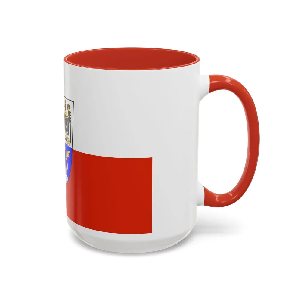 Flag of Erlangen Germany - Accent Coffee Mug-Go Mug Yourself