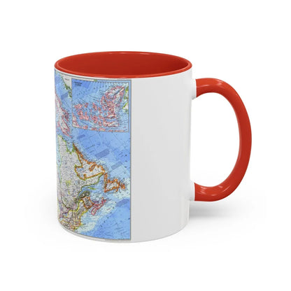 Canada (1972) (Map) Accent Coffee Mug-Go Mug Yourself