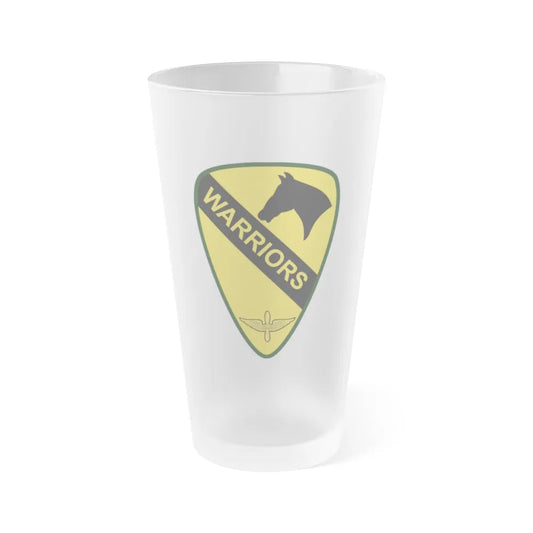 1st Air Cavalry Brigade (U.S. Army) Frosted Pint Glass 16oz-Go Mug Yourself