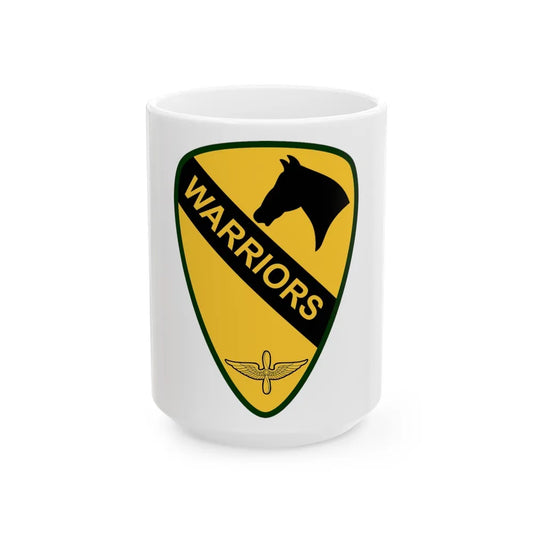 1st Air Cavalry Brigade (U.S. Army) White Coffee Mug-15oz-Go Mug Yourself