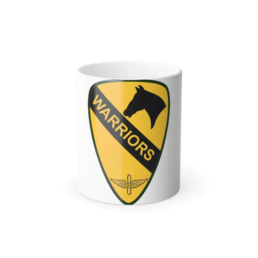 1st Air Cavalry Brigade (U.S. Army) Color Changing Coffee Mug 11oz - Go Mug Yourself