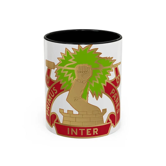 1st Air Defense Artillery Regiment (U.S. Army) Accent Coffee Mug 11oz Black - Go Mug Yourself