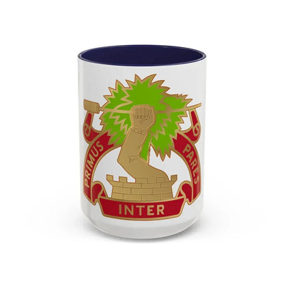 1st Air Defense Artillery Regiment (U.S. Army) Accent Coffee Mug 15oz Navy - Go Mug Yourself