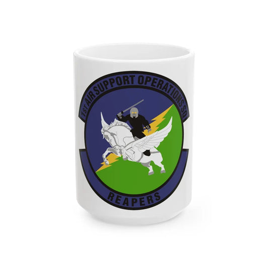 1st Air Support Operations Squadron (U.S. Air Force) White Coffee Mug-15oz-Go Mug Yourself