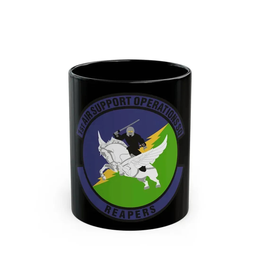 1st Air Support Operations Squadron (U.S. Air Force) Black Coffee Mug 11oz - Go Mug Yourself