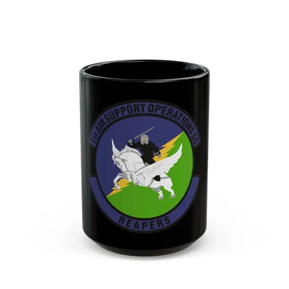 1st Air Support Operations Squadron (U.S. Air Force) Black Coffee Mug 15oz - Go Mug Yourself