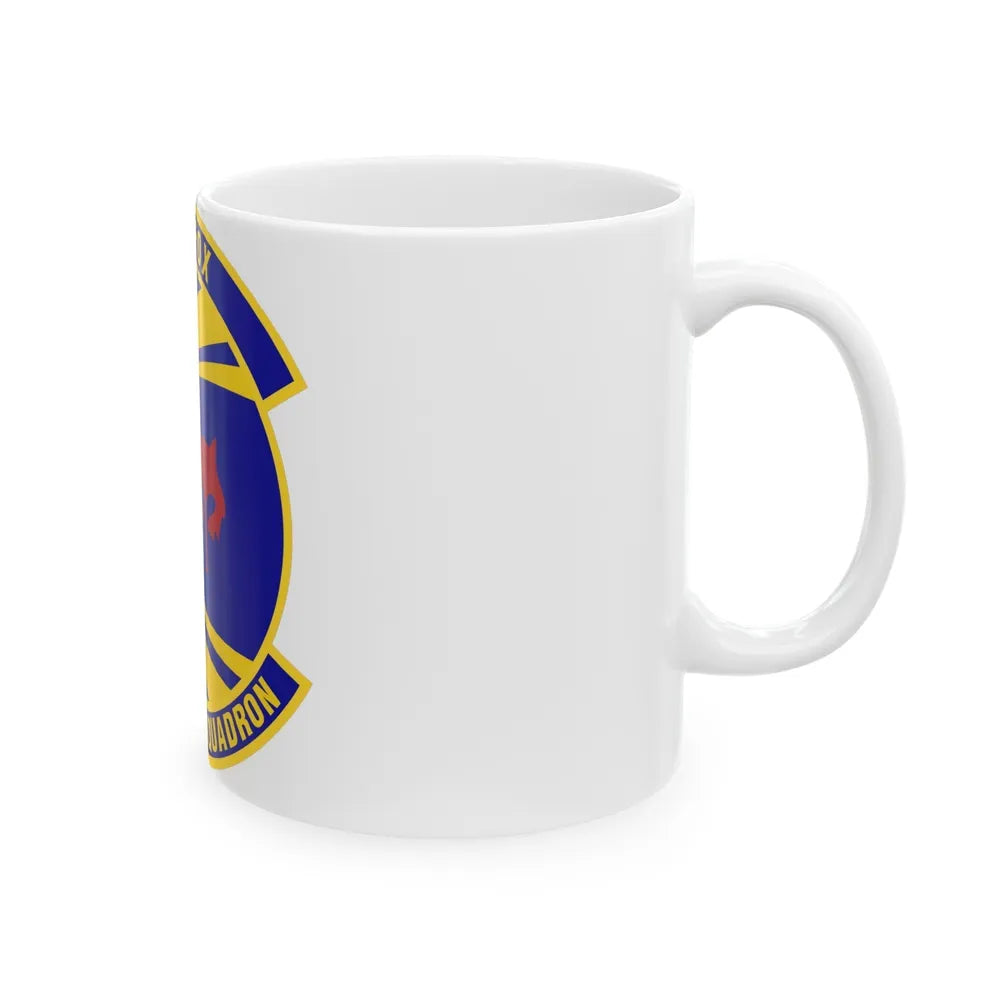 1st Airlift Squadron (U.S. Air Force) White Coffee Mug-Go Mug Yourself